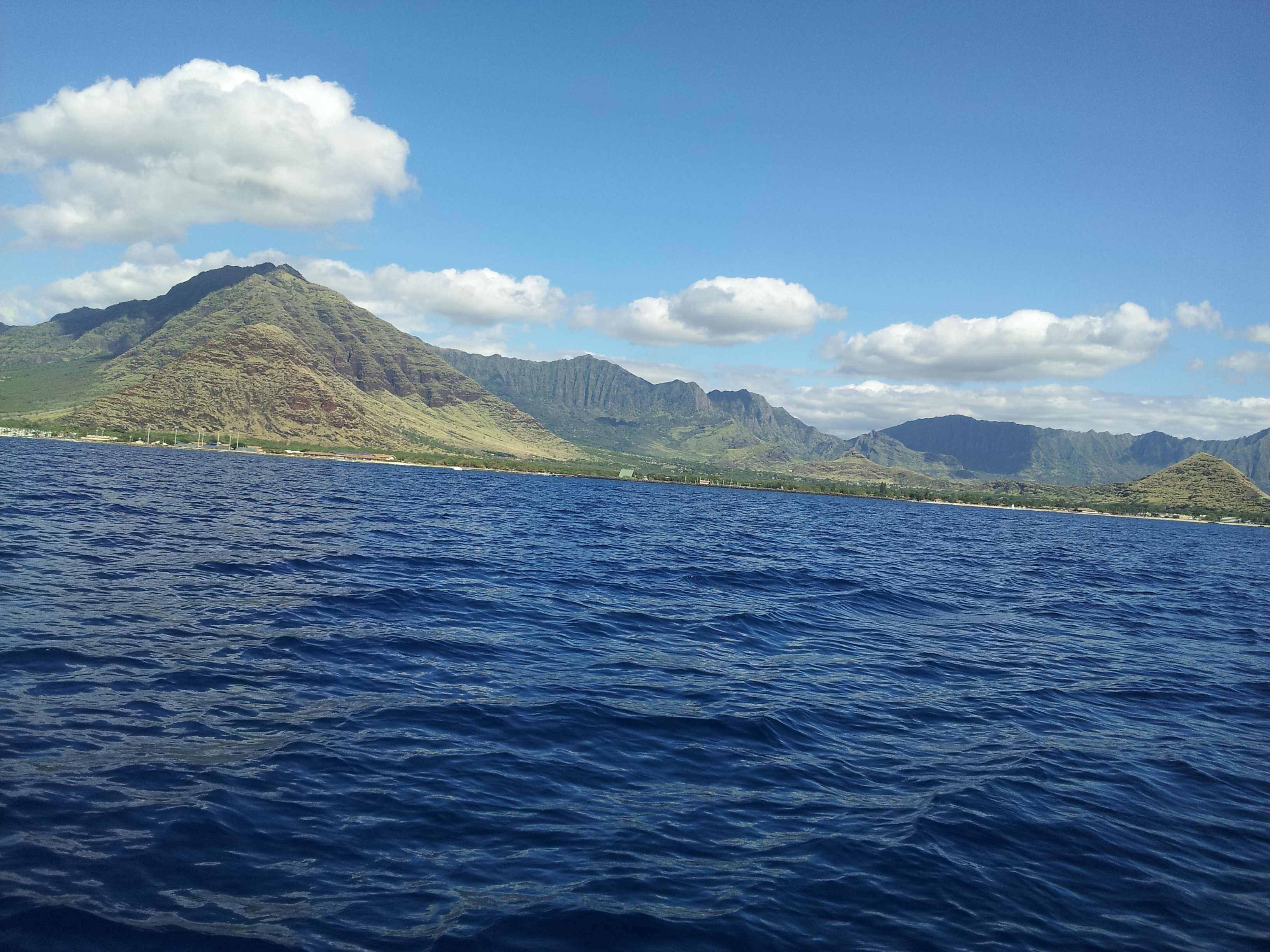 View of the coastline at Makapu'u, Hawai'i